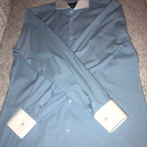 Lite blue Hugo boss button down. SLIM FIT!!!